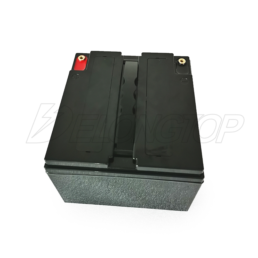 Personalizado 12V 25Ah Paquete de batería de LIFEPO4 recargable de hierro fosfato de hierro litio personalizado con caja de batería de plomo ácido