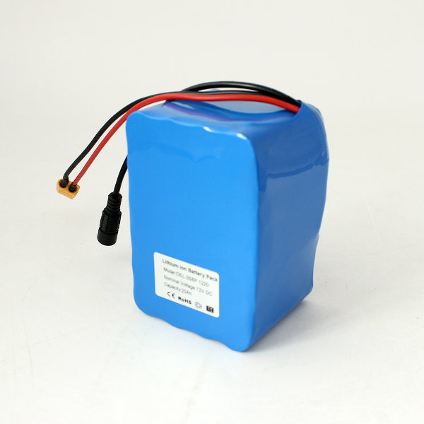 Paquet de batterie lithium-ion personnalisé 12V 20AH avec connecteur XT60