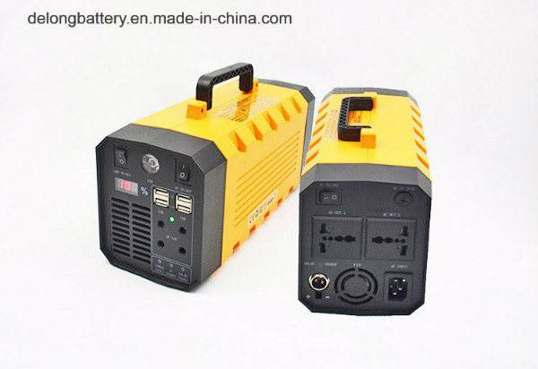 Mini DC-USV-Batterie 12V 600W tragbare Solar-Generator Invertor Batterie-Bank Online UPS